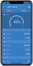 Afbeelding in Gallery-weergave laden, Victron 175W zonnepaneel met SmartSolar 75/15 laadregelaar
