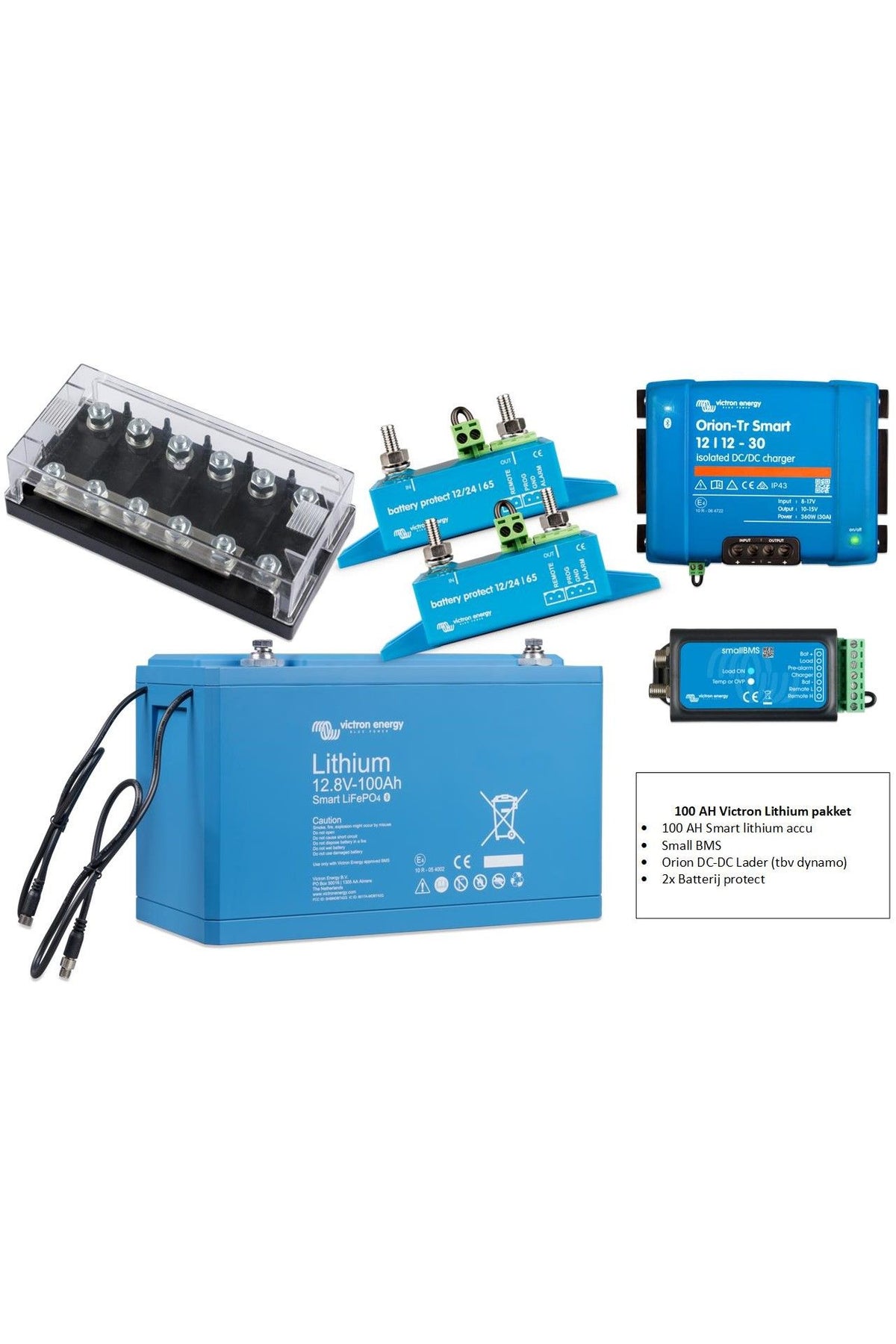 Van loodaccu naar Victron smart Lithium 12,8V/200Ah LiFePO4 (Camper, Boot,Bus)