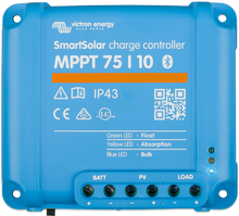 Afbeelding in Gallery-weergave laden, Victron 130W zonnepaneel met SmartSolar 75/10 laadregelaar
